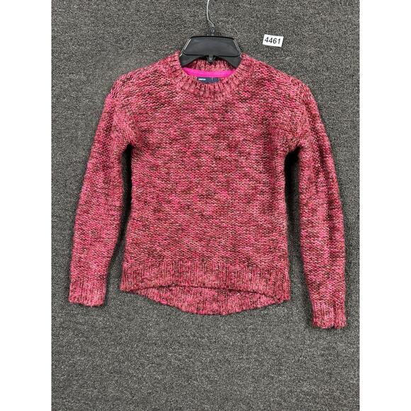 GapKids Sweater Girls Medium 8 Metallic Knit Pullover Long Sleeve Winter Warm - Picture 1 of 9